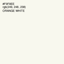 #F9F8EE - Orange White Color Image
